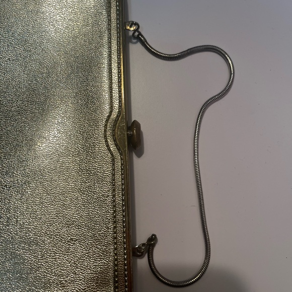 ANDE Vintage Gold Metallic Purse #10214 - Picture 13 of 15